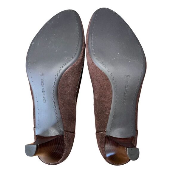 Jones New York Gonzagos Dark Chocolate/Brown Mule Suede Women’s Sz 10 NWB - Picture 11 of 12